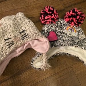 VGUC Winter Hats 12-24 months